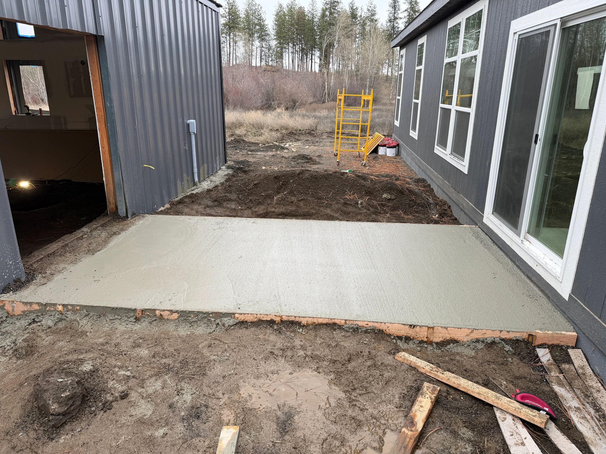 Concrete patio by Wilder Construction