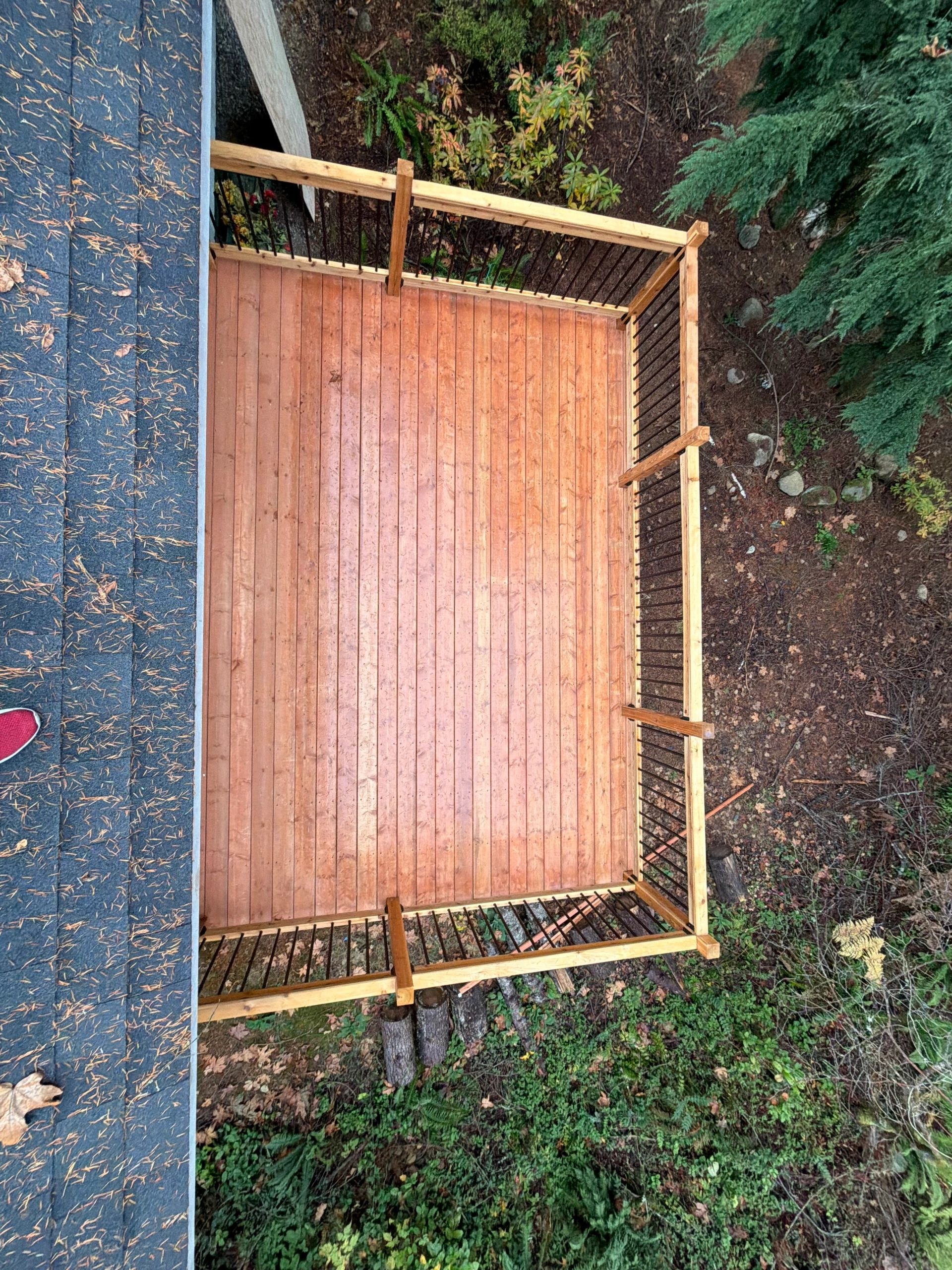 Deck construction by Wilder Construction