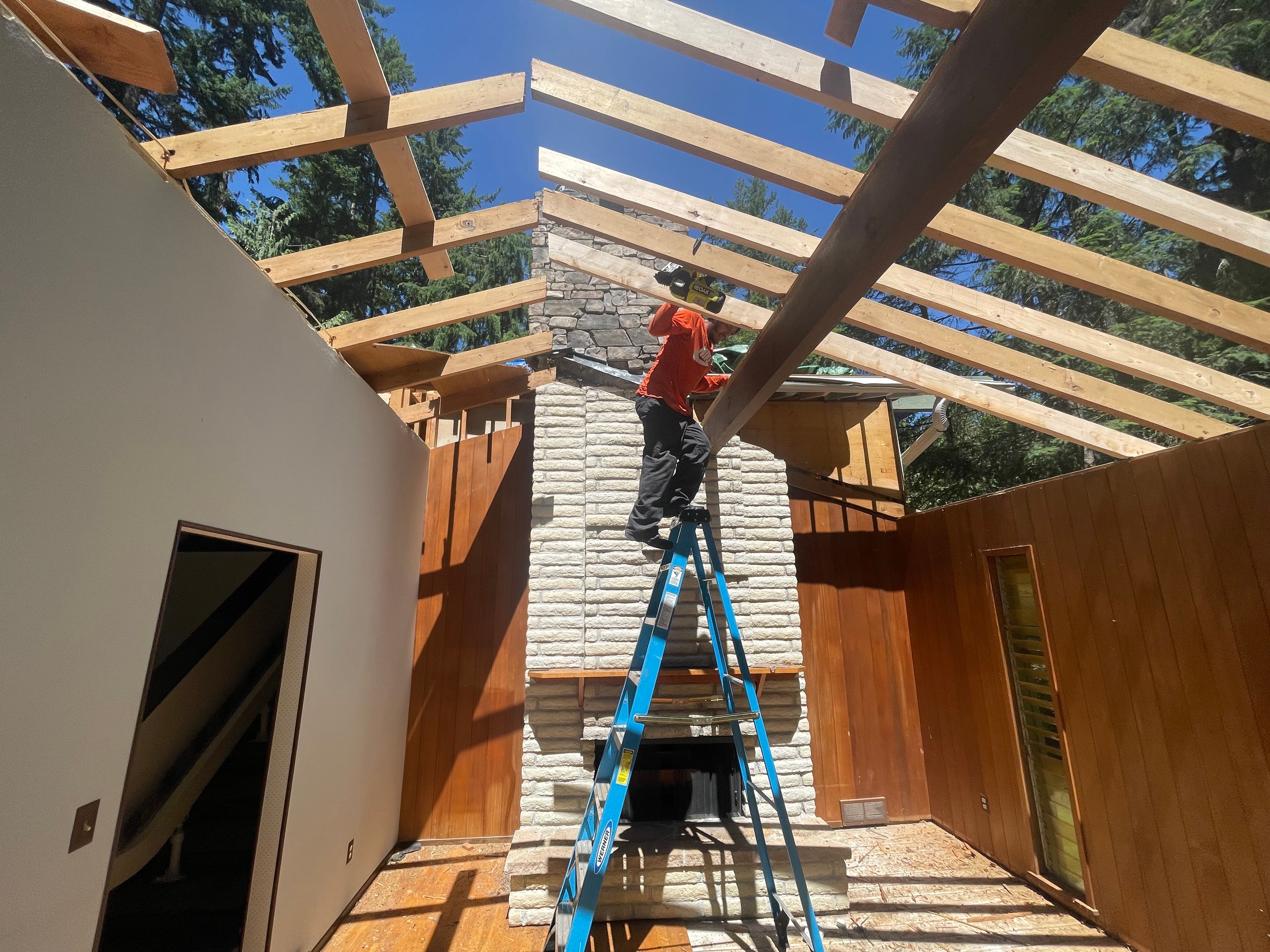 Pergola build by Wilder Construction