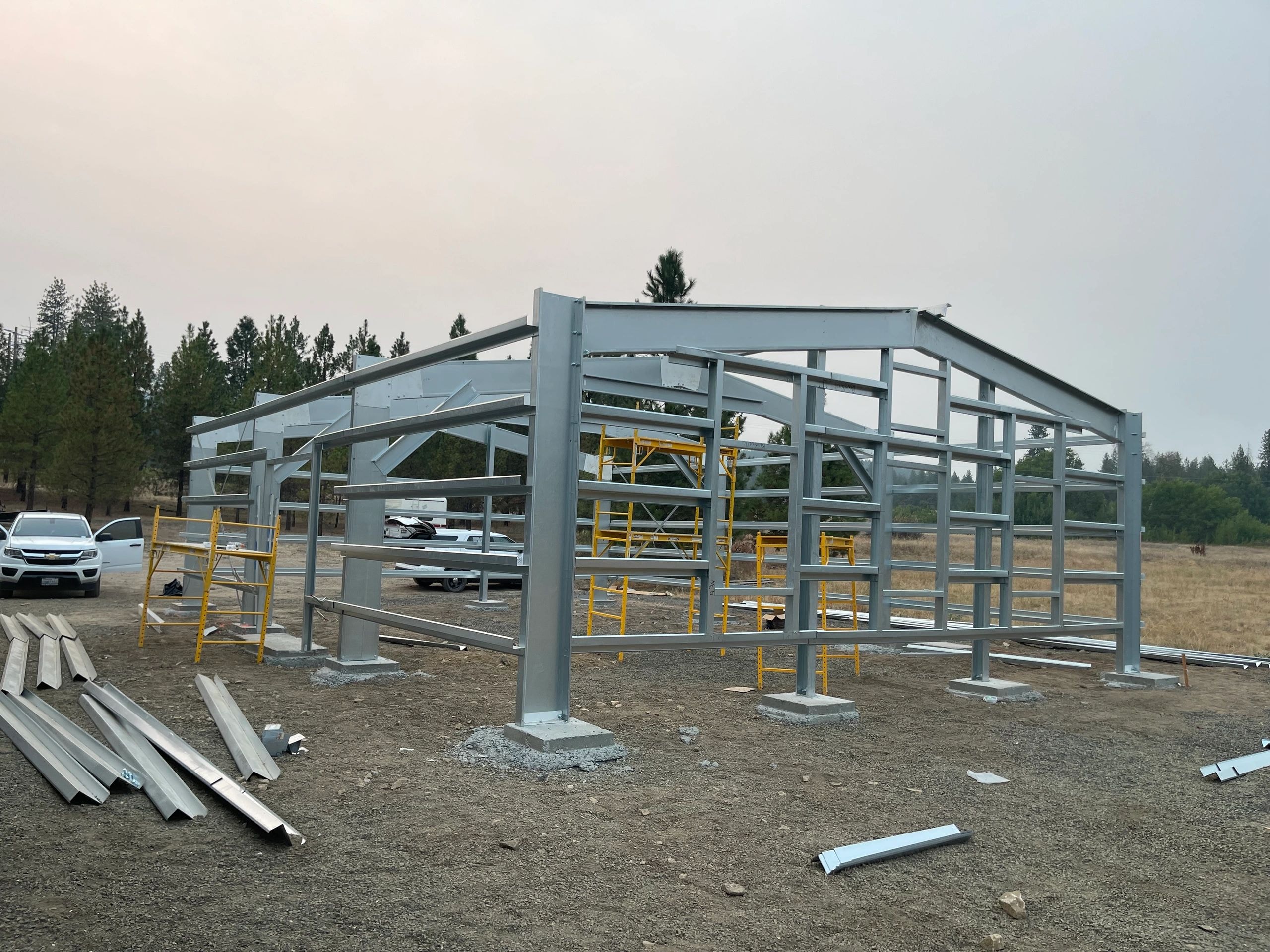 Steel frame building by Wilder Construction