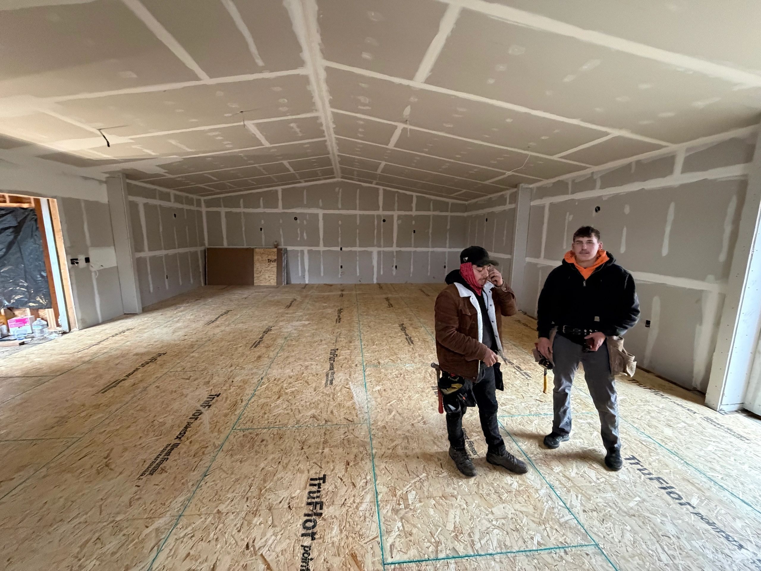 Garage construction by Wilder Construction