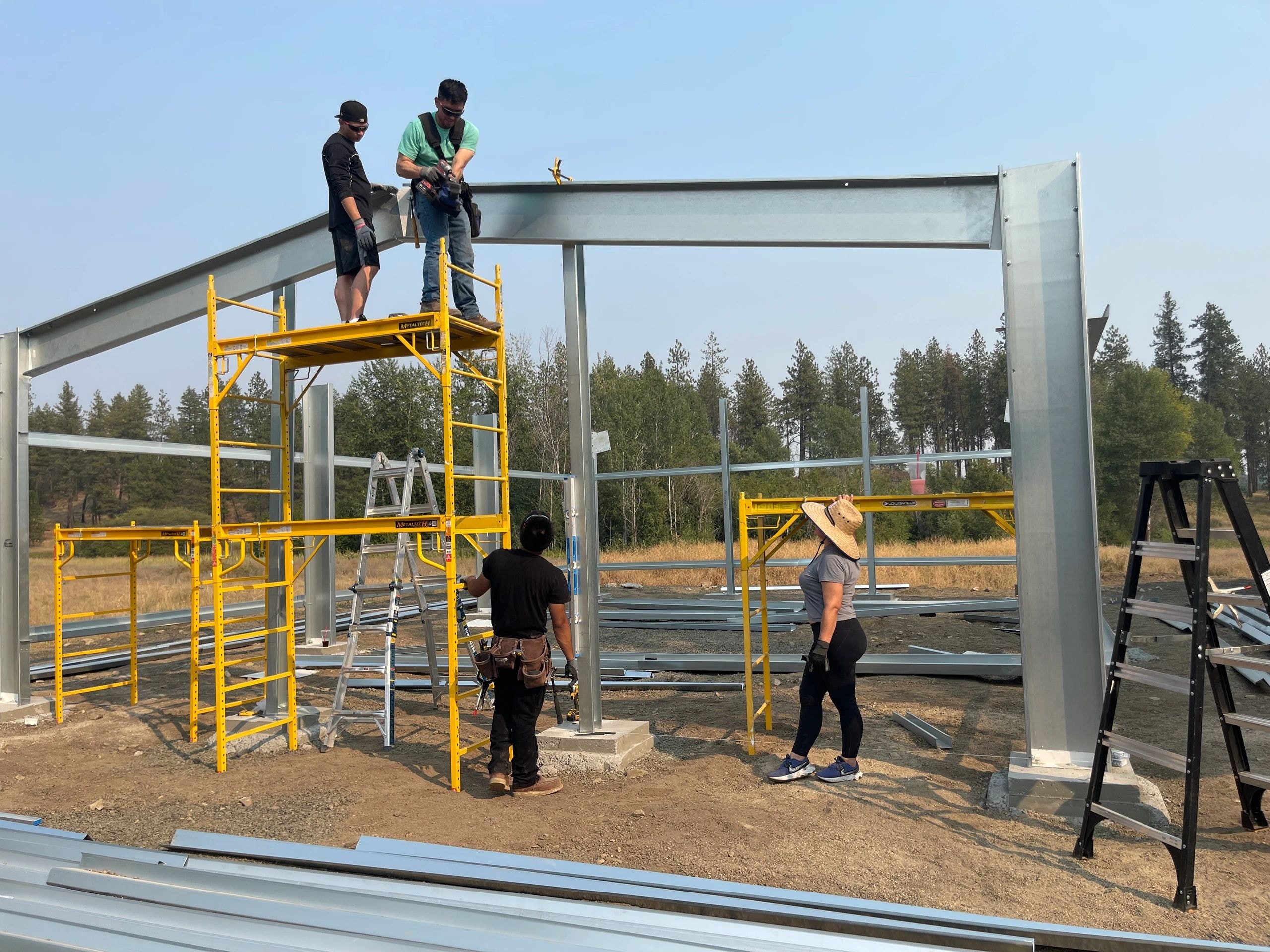 Steel building by Wilder Construction